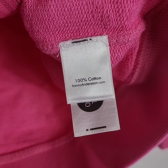 NWT Hanna Andersson Kids Survivor Hoodie Pink Sz 4 - Picture 3 of 6